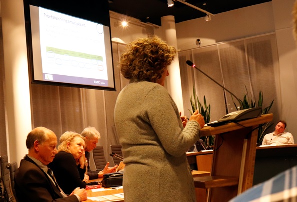 Karin Rietveld in de raad Koggenland